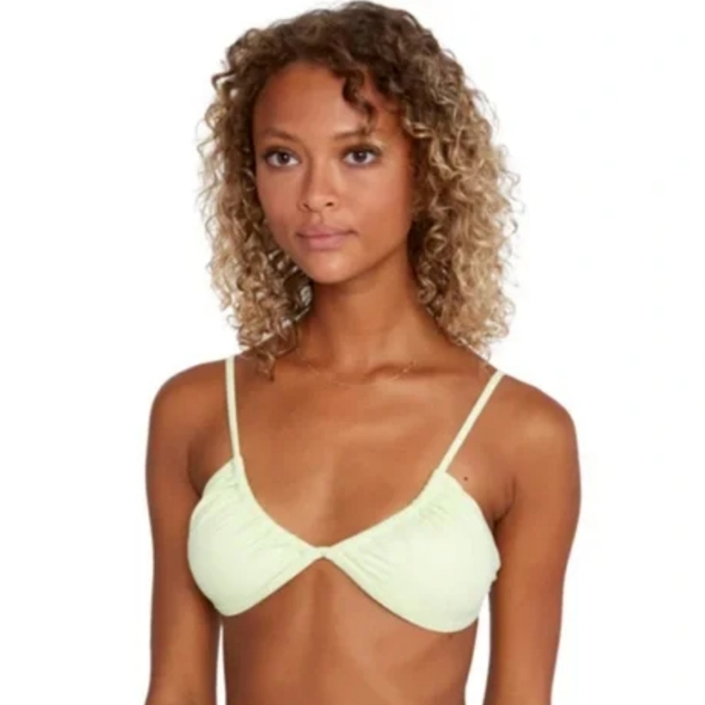RVCA Solid Trilette Bikini Top